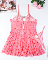 ⚡Flash Sale-Heart Dots Hollow Babydoll Avidlove-Babydolls - Tophatter Daily Deals