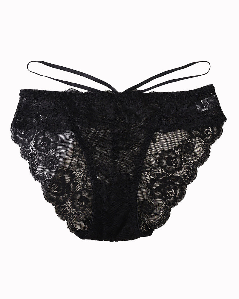 Lace Hipster V-Shape Panties Black Avidlove-Panty - Tophatter Daily Deals