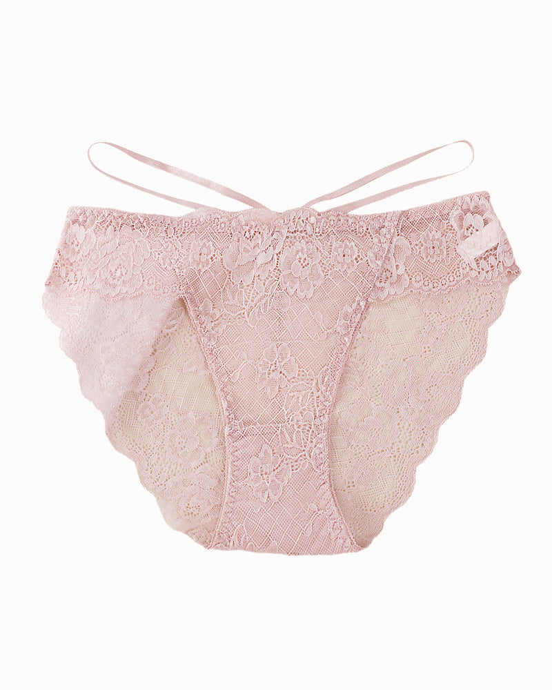 Lace Hipster V-Shape Panties Pink Avidlove-Panty - Tophatter Daily Deals