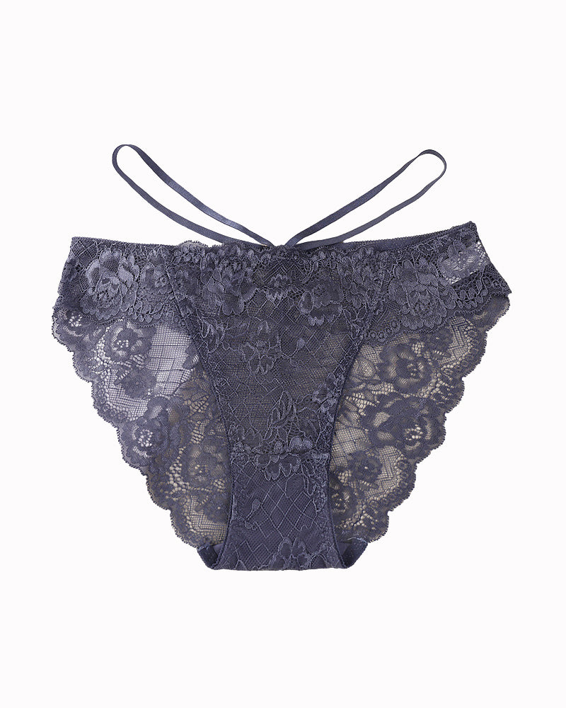 Lace Hipster V-Shape Panties Royal Blue Avidlove-Panty - Tophatter Daily Deals