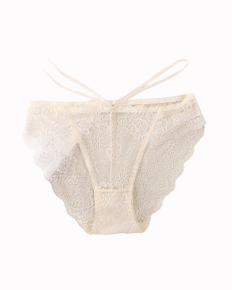 Lace Hipster V-Shape Panties White Avidlove-Panty - Tophatter Daily Deals