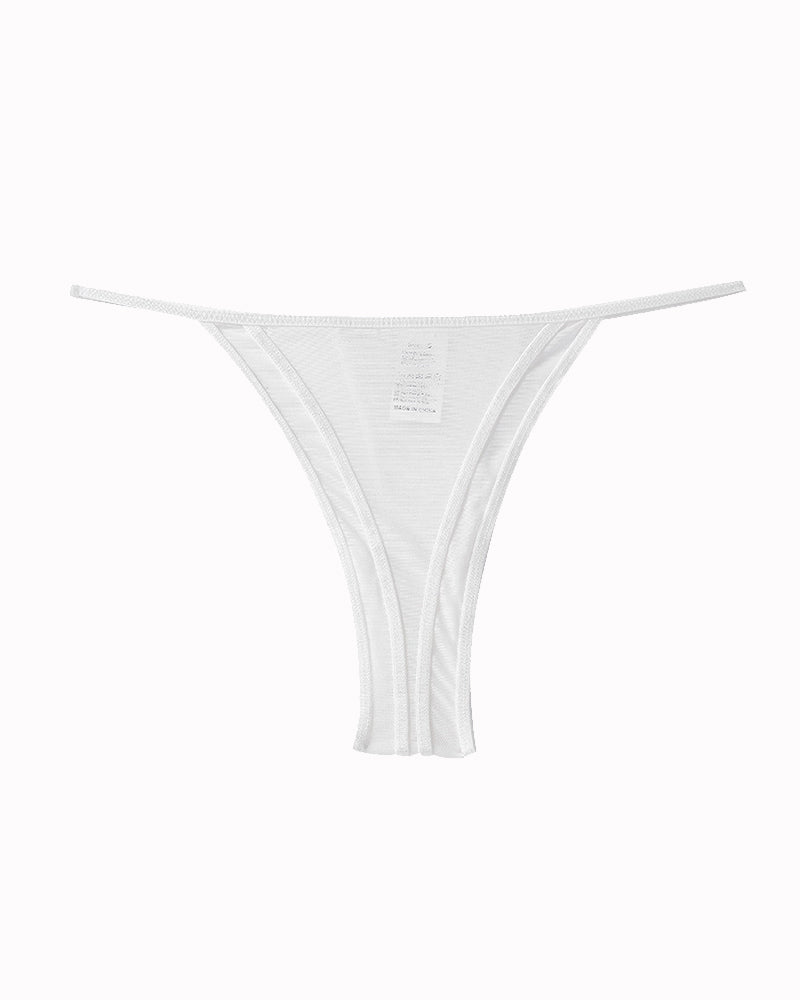 Embroidered Sheer Mesh Panties White Avidlove-Panty - Tophatter Daily Deals