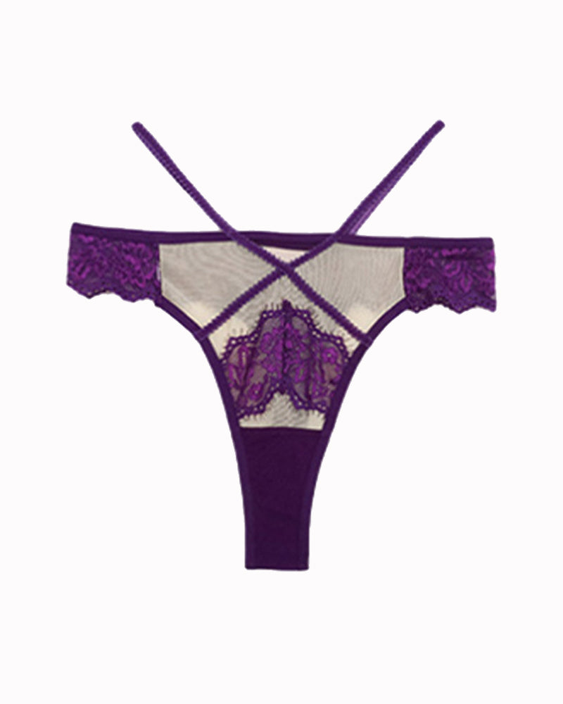 Mid-Rise High Stretch Panties Purple Avidlove-Panty - Tophatter Daily Deals
