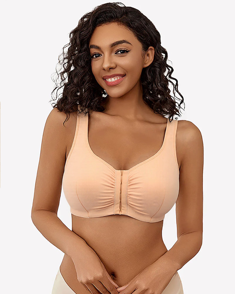 Front Clasp Non-Wired Breathable Bra Avidlove-Bra - Tophatter Daily Deals