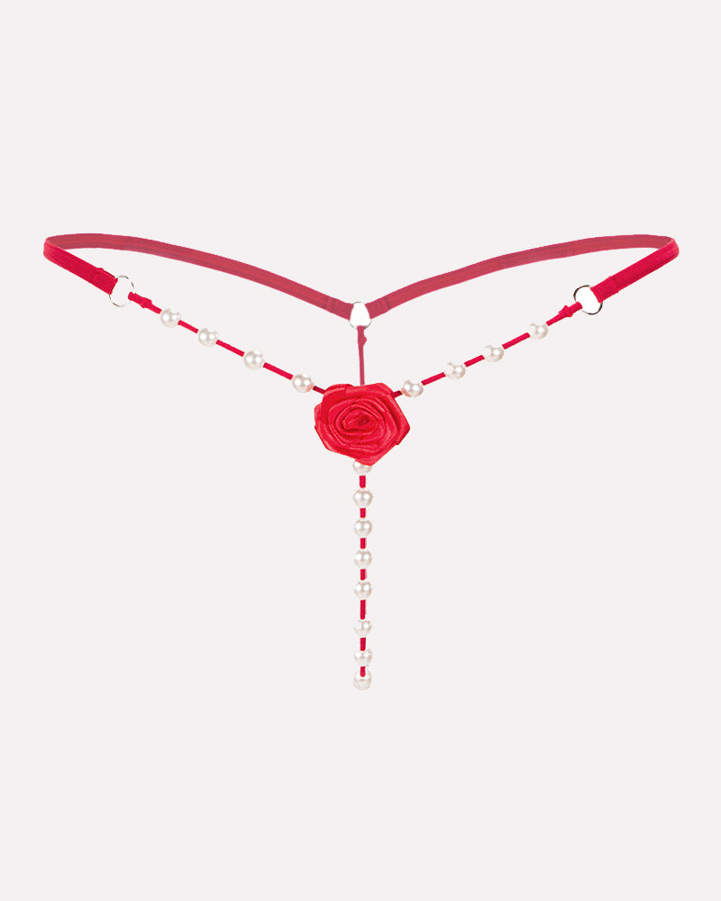 Pearl Rose See-Through Thong Panties Avidlove-Panty - Tophatter Daily Deals