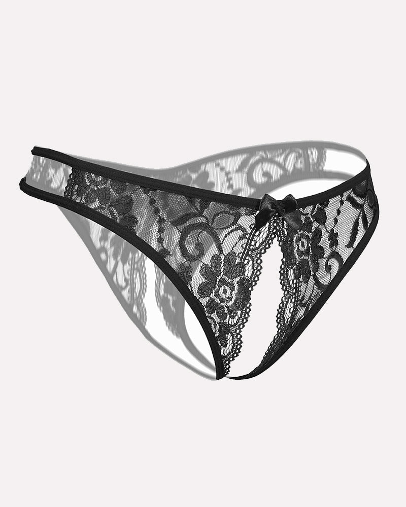 Lace Bows Open-Cut Panties Avidlove-Panty - Tophatter Daily Deals