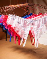 Crotchless Lace Low Waist Thong Avidlove-Panty - Tophatter Daily Deals