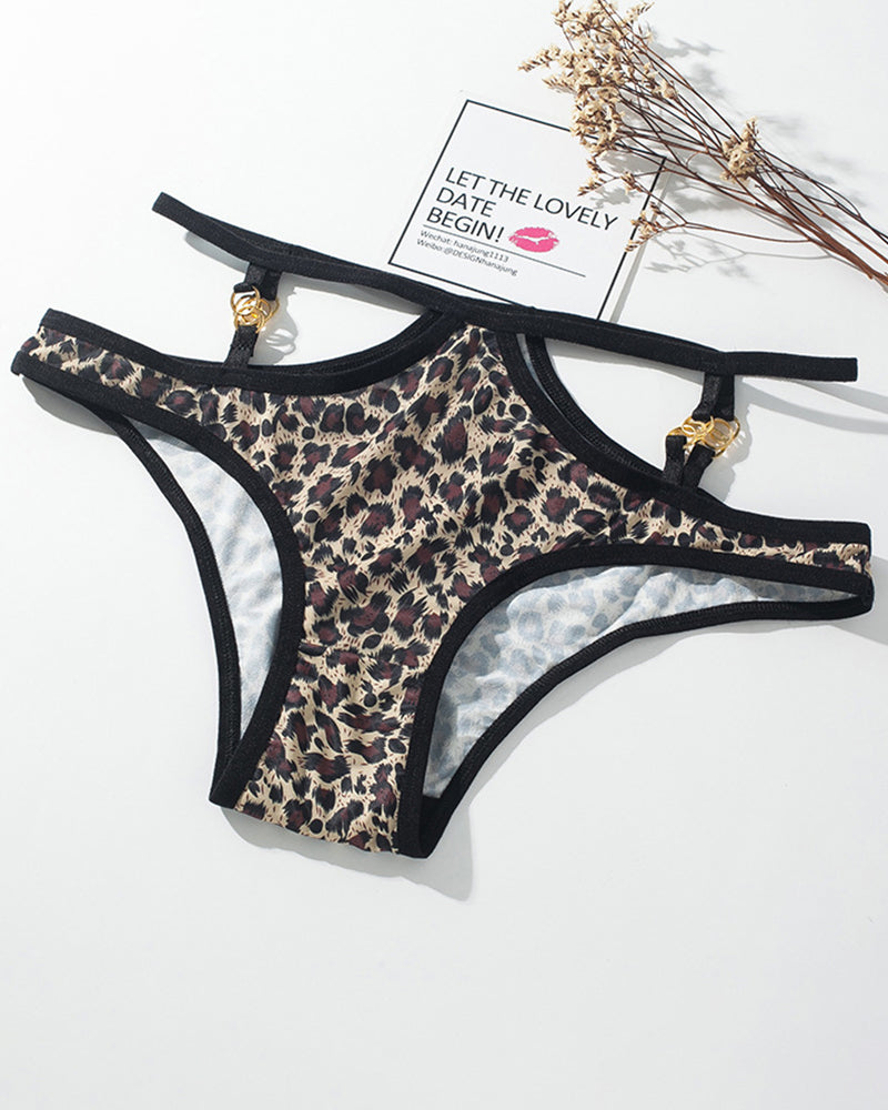 Animal Print Metal Button Panties Leopard Print Avidlove-Panty - Tophatter Daily Deals