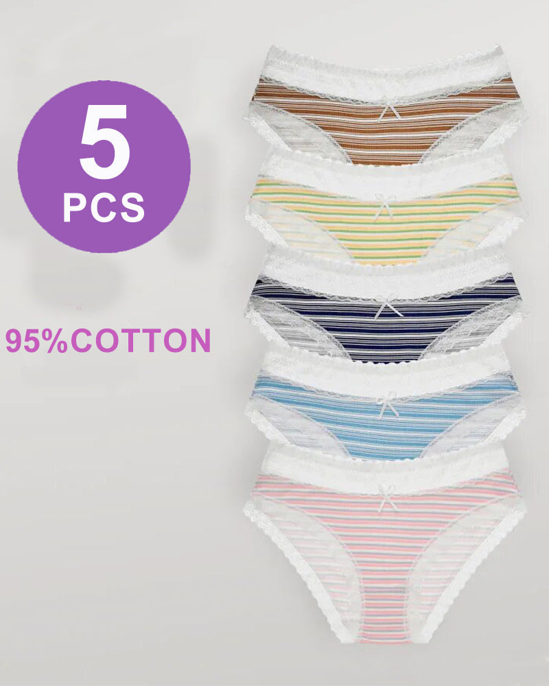 Lace print stripes Panties PAT Avidlove-Panty - Tophatter Daily Deals