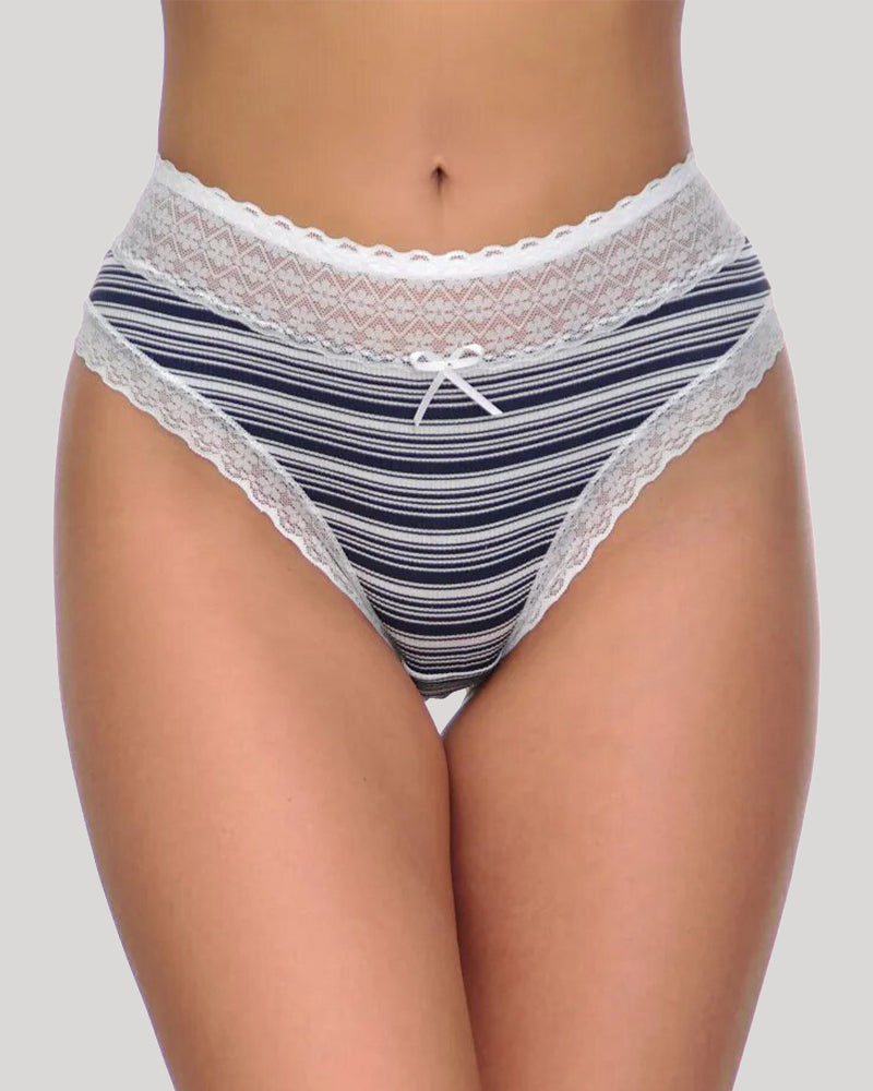 Lace print stripes Panties Avidlove-Panty - Tophatter Daily Deals
