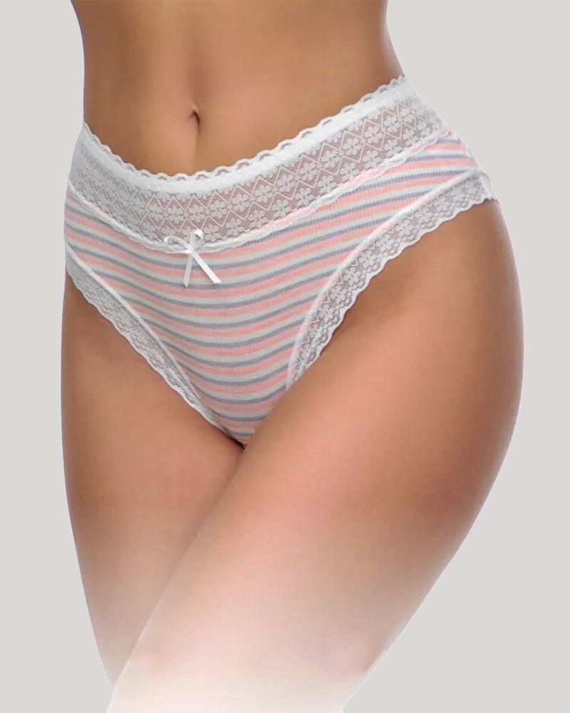 Lace print stripes Panties Avidlove-Panty - Tophatter Daily Deals