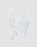 1950s 13 Boned Cotton Lace-Up Corset Avidlove-Corset - Tophatter Daily Deals