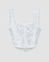 1950s 13 Boned Cotton Lace-Up Corset Avidlove-Corset - Tophatter Daily Deals