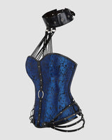 1980s 11 Boned Cotton Side Zipper Corset Avidlove-Corset - Tophatter Daily Deals
