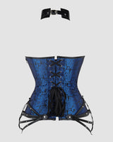 1980s 11 Boned Cotton Side Zipper Corset Avidlove-Corset - Tophatter Daily Deals