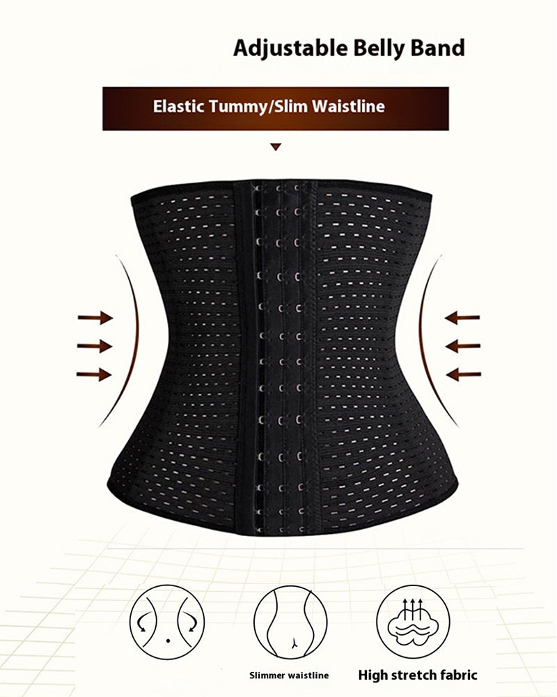 Hollow Plastic Belt Three-Breasted Corset Avidlove-Corset - Tophatter Daily Deals
