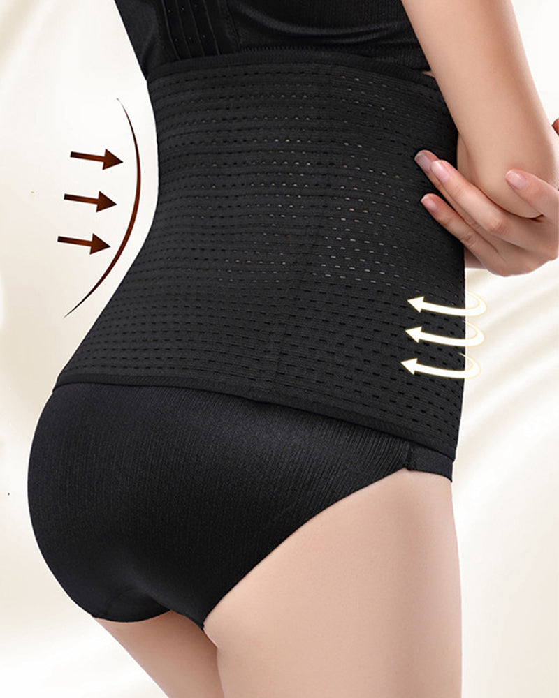 Hollow Plastic Belt Three-Breasted Corset Avidlove-Corset - Tophatter Daily Deals