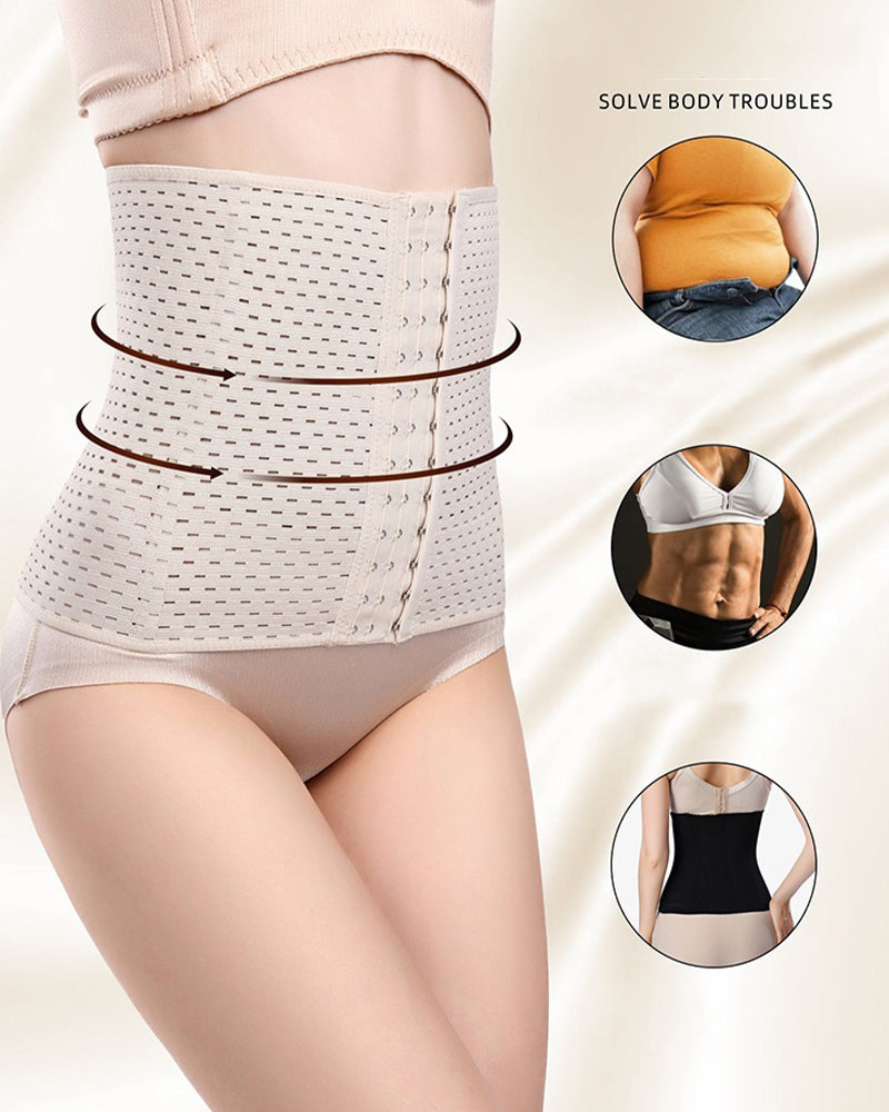 Hollow Plastic Belt Three-Breasted Corset Avidlove-Corset - Tophatter Daily Deals