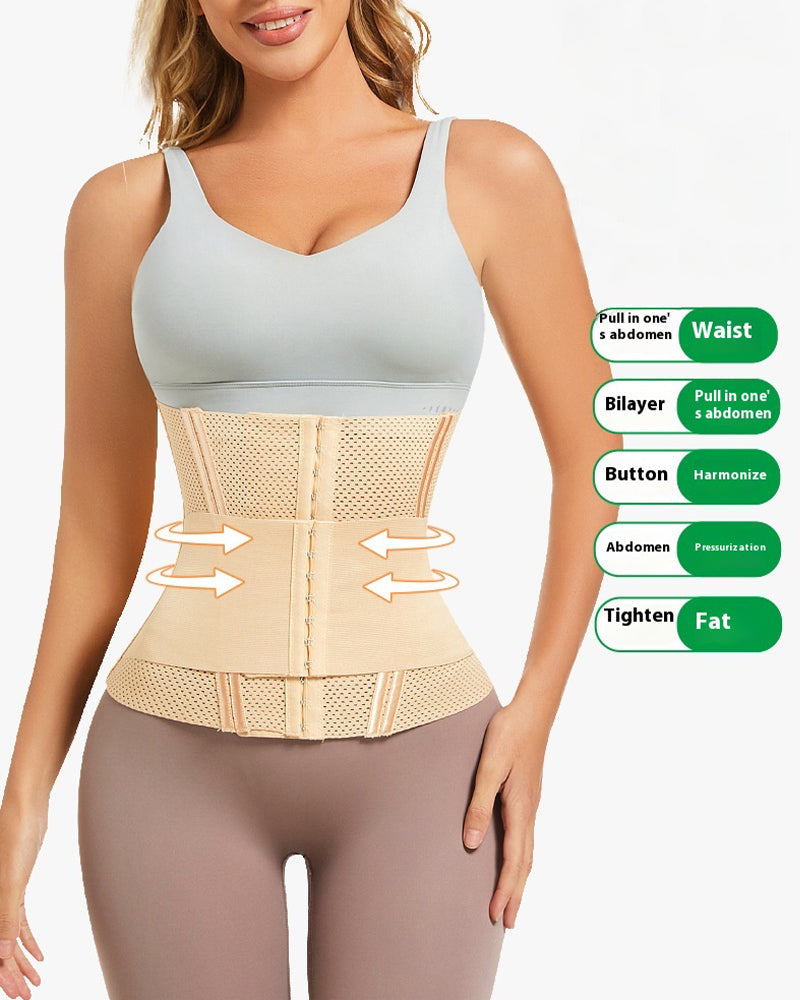 Double Compression Mesh Breathable Corset Avidlove-Corset - Tophatter Daily Deals
