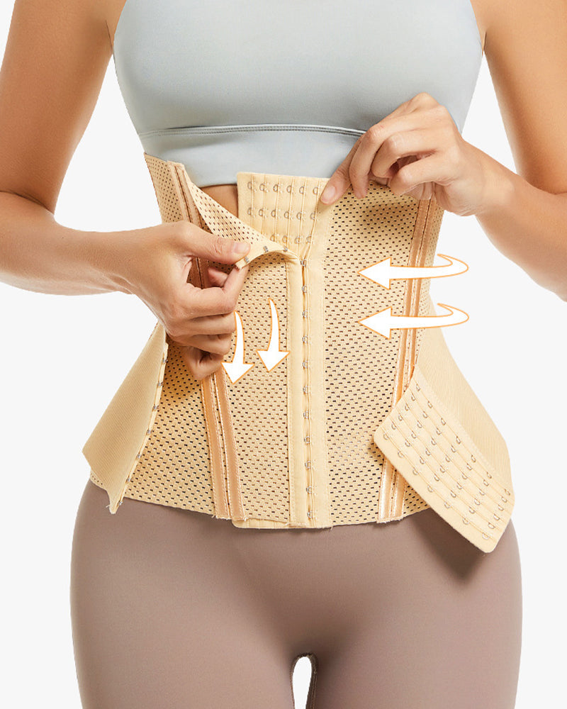 Double Compression Mesh Breathable Corset Avidlove-Corset - Tophatter Daily Deals