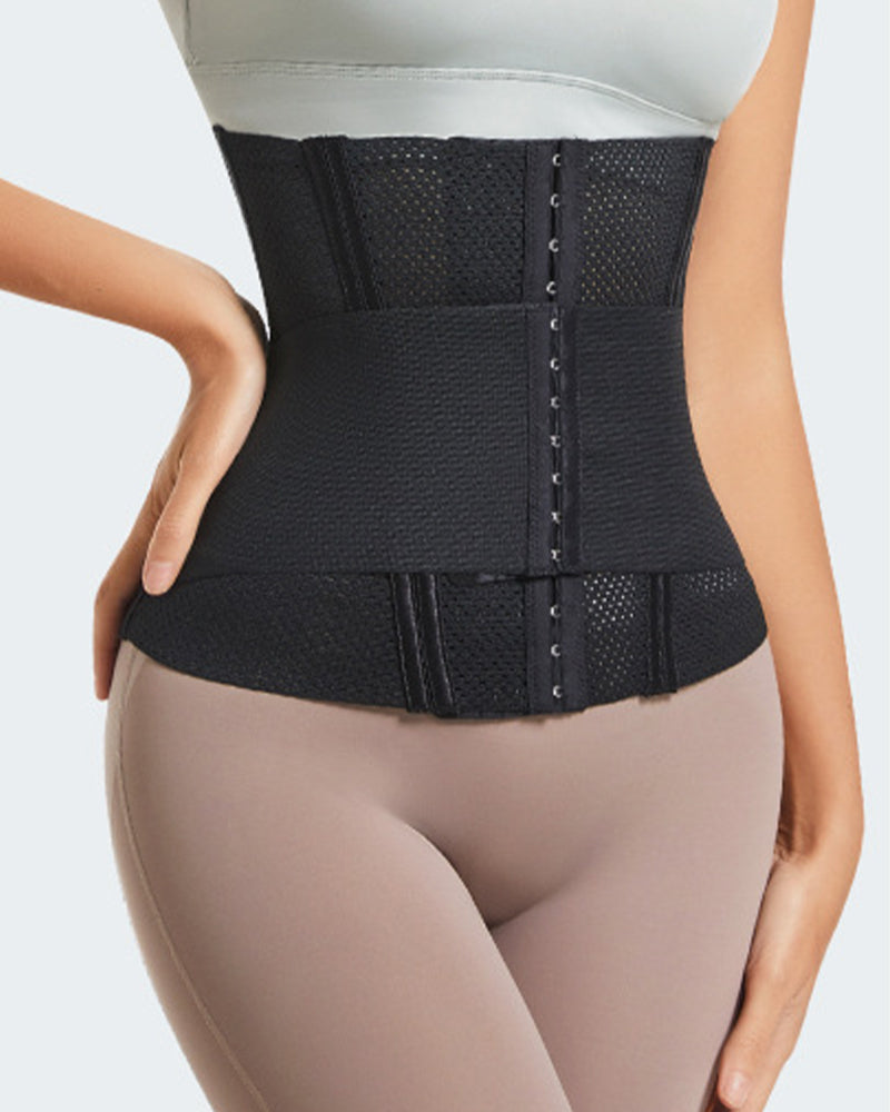 Double Compression Mesh Breathable Corset Avidlove-Corset - Tophatter Daily Deals