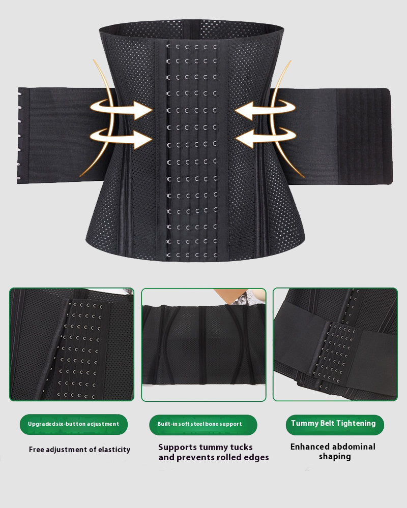 Double Compression Mesh Breathable Corset Avidlove-Corset - Tophatter Daily Deals