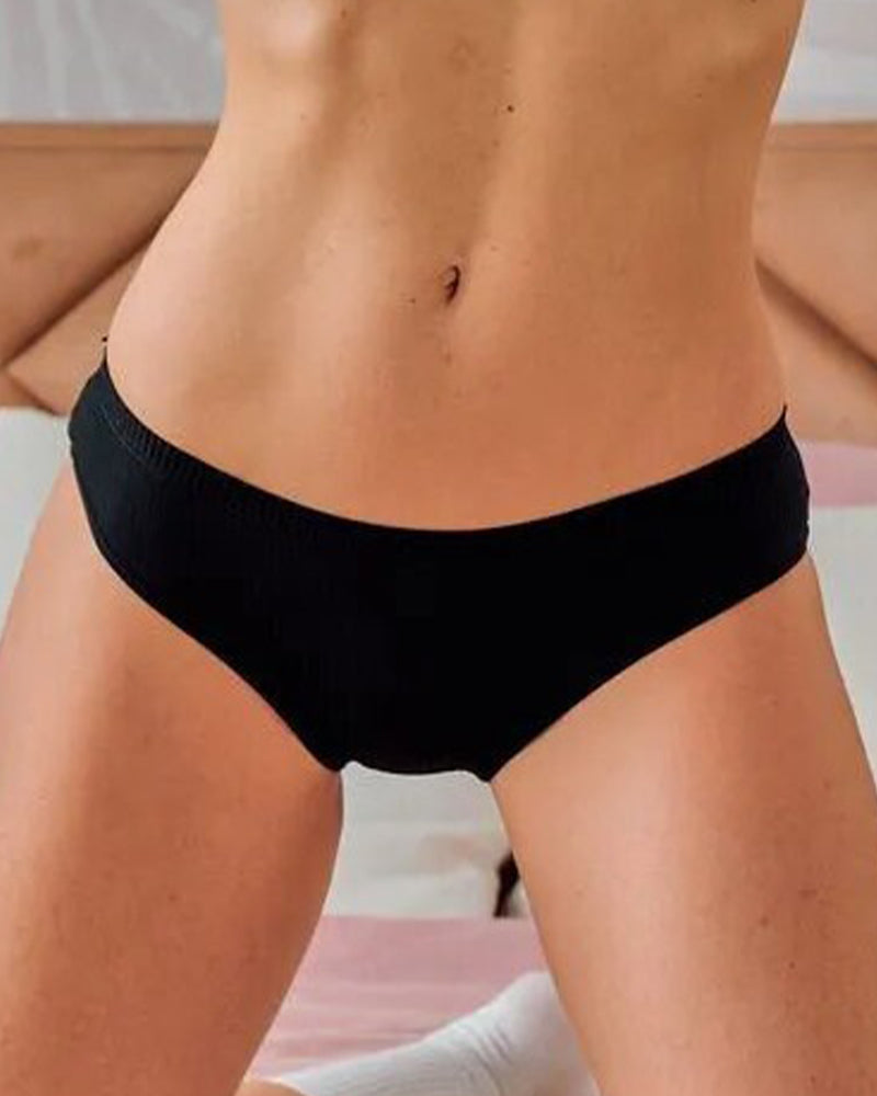 Ribbed Mid-Rise Waist Panties Avidlove-Panty - Tophatter Daily Deals