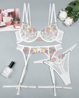 Embroidery Butterfly Bra Set Avidlove-Bra Sets - Tophatter Daily Deals