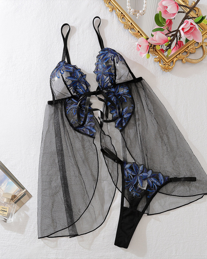 Mesh Lace See-through No-Take-Off Nightdress Avidlove-Chemises - Tophatter Daily Deals