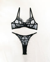 Lace Stitching Leopard Print Bra Set Avidlove-Bra Sets - Tophatter Daily Deals