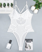 Mesh Strappy See-Through Bodysuit Avidlove-Bodysuits - Tophatter Daily Deals
