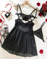 Transparent Cupless Suspender Nightdress Avidlove-Dresses - Tophatter Daily Deals