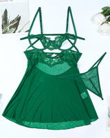 Transparent Cupless Suspender Nightdress Avidlove-Dresses - Tophatter Daily Deals