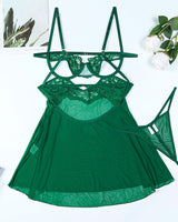 Transparent Cupless Suspender Nightdress Avidlove-Dresses - Tophatter Daily Deals