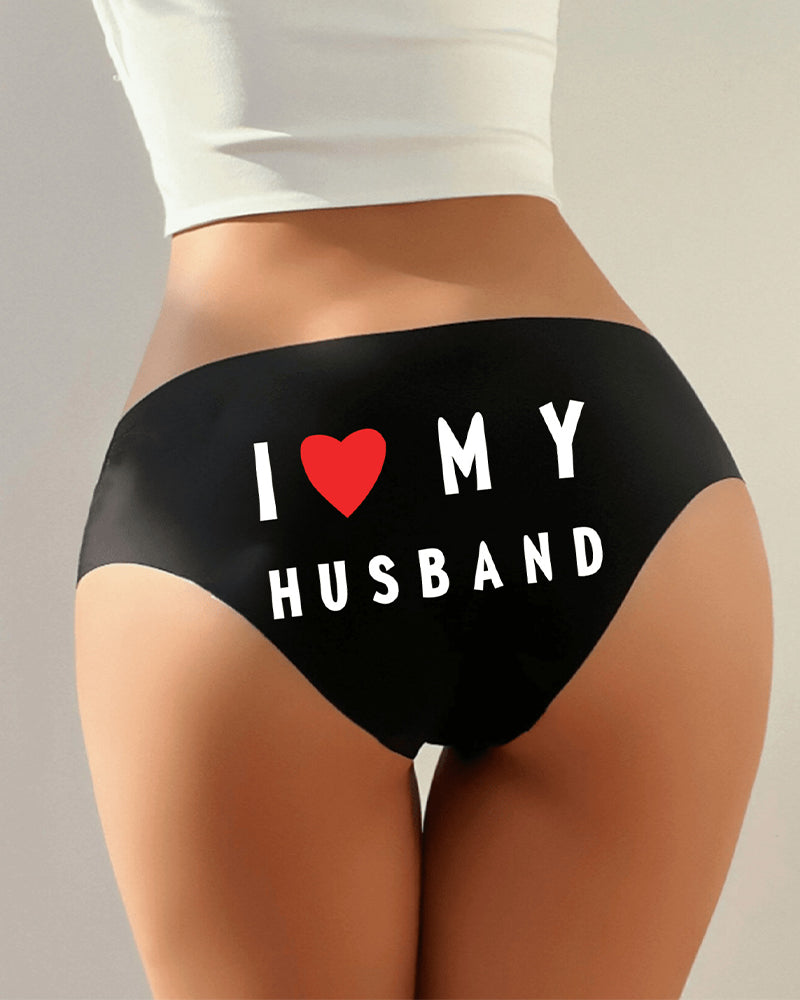 Intimates I Love My Husband Panties Avidlove-Panty - Tophatter Daily Deals