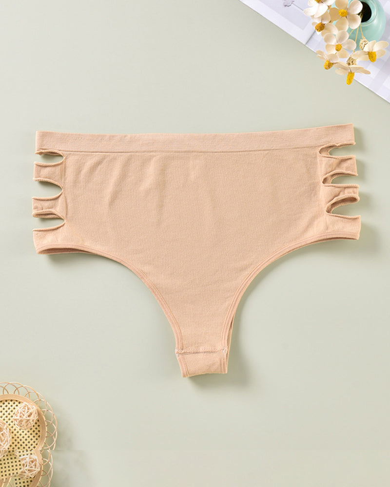 Plus Size High Waist Triangle Panties Skin Avidlove-Panty - Tophatter Daily Deals