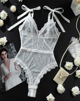 Sheer Lace Underwear Mini Bodysuit Avidlove-Bodysuits - Tophatter Daily Deals
