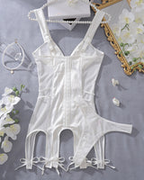 Irregular Bow Hem Mini Dress Avidlove-Corset - Tophatter Daily Deals