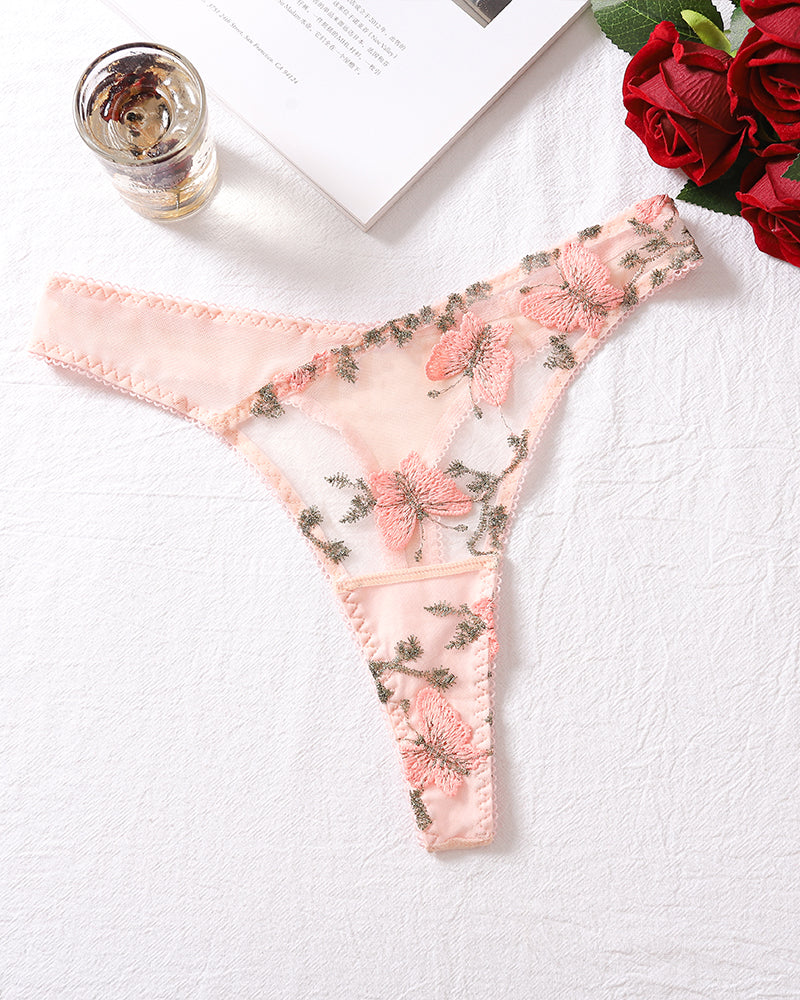Embroidery 2-Piece Bra Panty Sets Avidlove-Corset - Tophatter Daily Deals