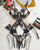 Cross Waist Corsets Lingerie Sets Black Avidlove-Corset - Tophatter Daily Deals