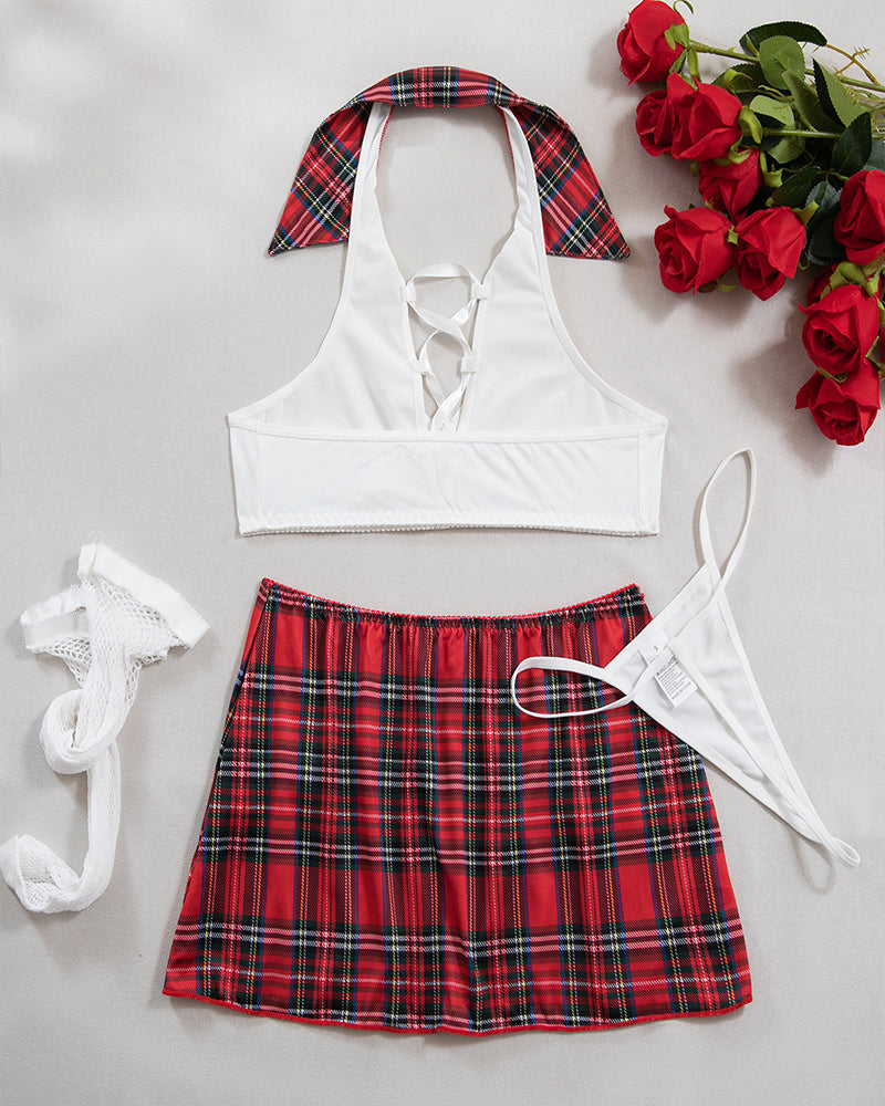 Costume Lingerie Sets with Stockings Avidlove-Skirt Set - Tophatter Daily Deals