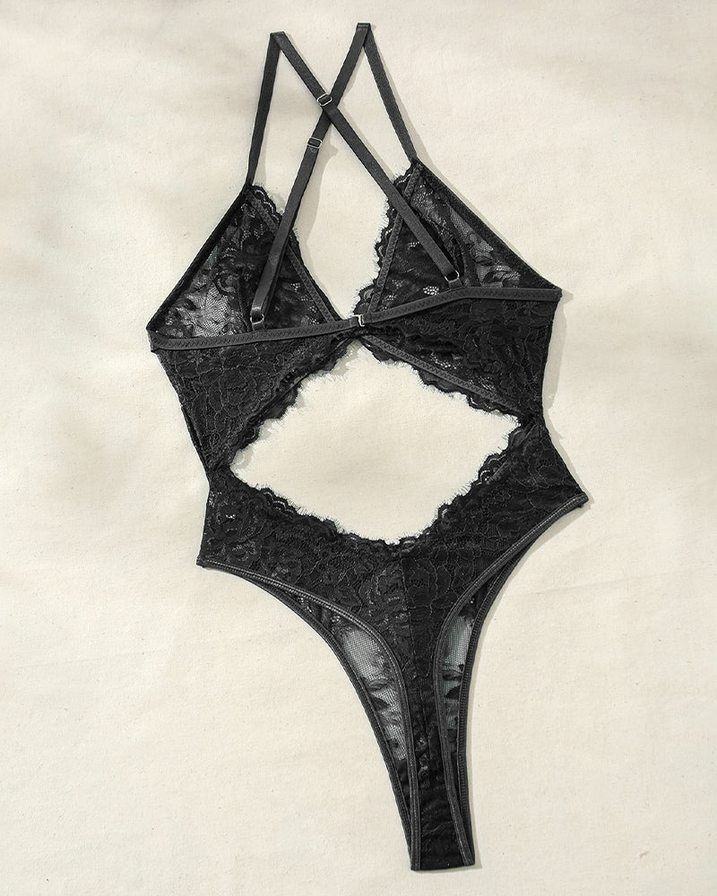 Cross With Backless Hollow Bodysuits Avidlove-Bodysuits - Tophatter Daily Deals