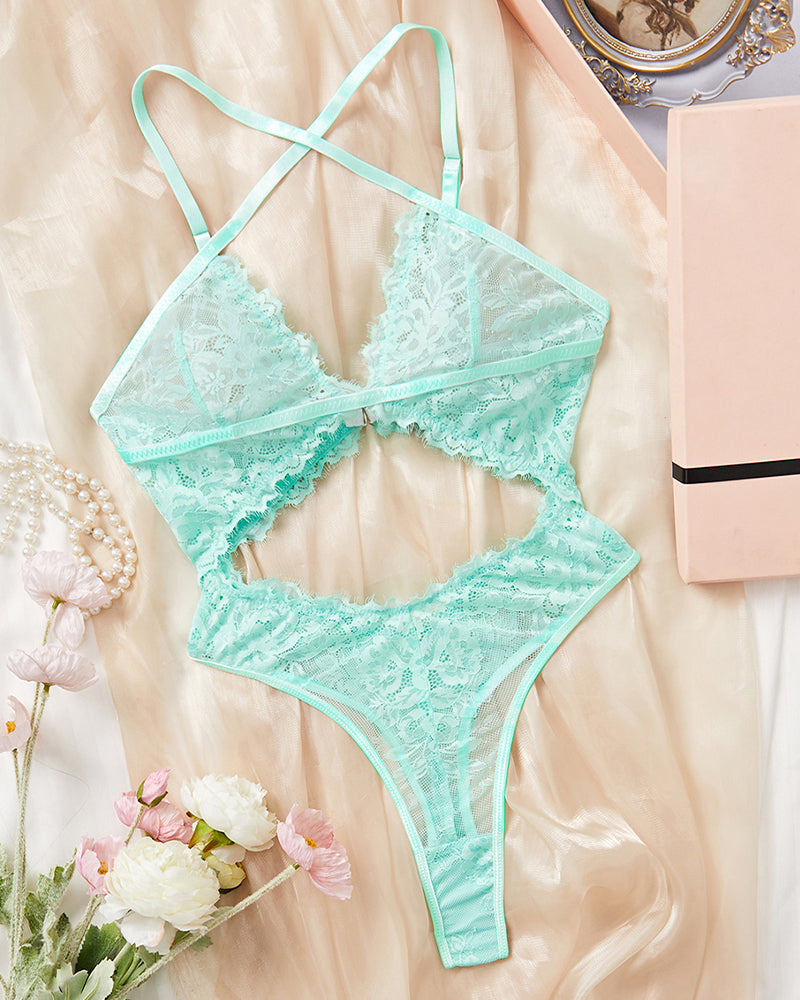 Cross With Backless Hollow Bodysuits Avidlove-Bodysuits - Tophatter Daily Deals