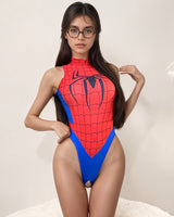Crotchless Spider Cosplay Bodysuit Red One Size (fits 88-132lb) Avidlove-Bodysuits - Tophatter Daily Deals