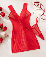 Deep V Neck Backless Lace-up Slip Dress Avidlove-Chemises - Tophatter Daily Deals