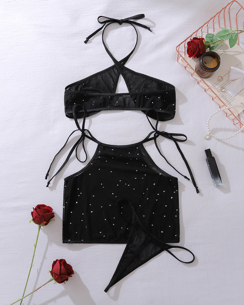 Cross Halter Starry Hollow Skirt Sets Avidlove-Skirt Set - Tophatter Daily Deals