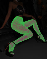 Luminous Green Nylon Stockings Pantyhose Accessories - Tophatter Daily Deals