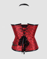 Lace-up 4 Steel Bone Leather Corset Avidlove-Bustiers - Tophatter Daily Deals