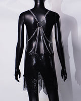 Metallic Patchwork Backless Dress Avidlove-Chemises - Tophatter Daily Deals