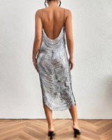 Halter Fringed Backless Dress Avidlove-Nightgown - Tophatter Daily Deals